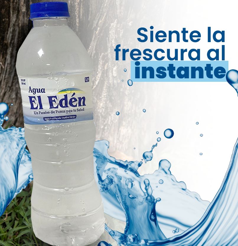 botella de agua eden